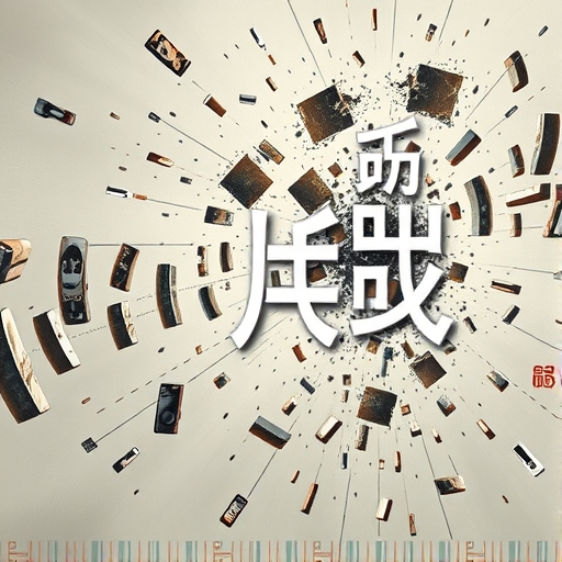 金融市場波動的抽象圖示