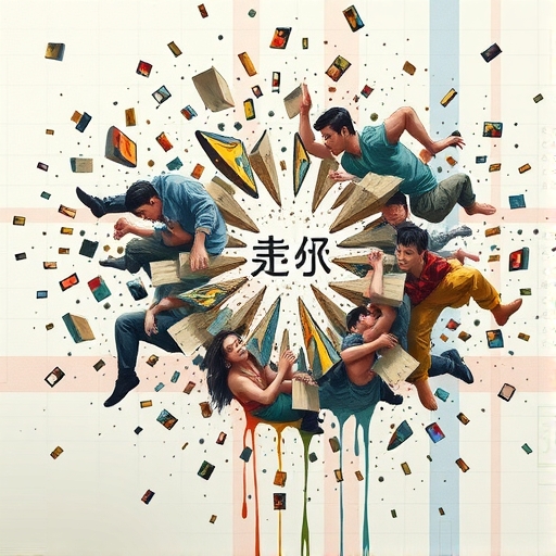 抽象的圖示，描繪了資金流動和市場力量的交織，象徵套利交易和平倉對匯率的影響。