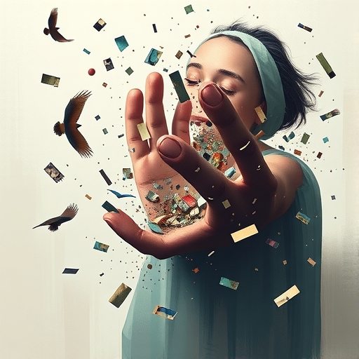 追繳保證金的視覺隱喻：一把刀正在切割一堆硬幣，代表資金的流失和資產的被迫變賣。