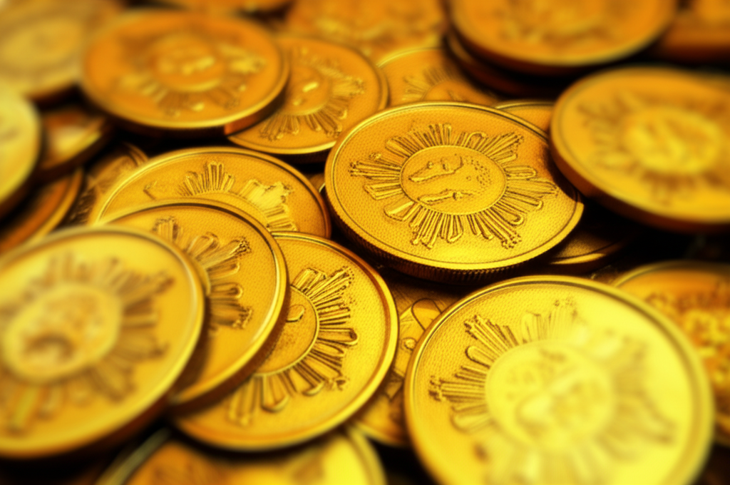 全球中央銀行儲備黃金的抽象圖，顯示地緣政治與金融影響。