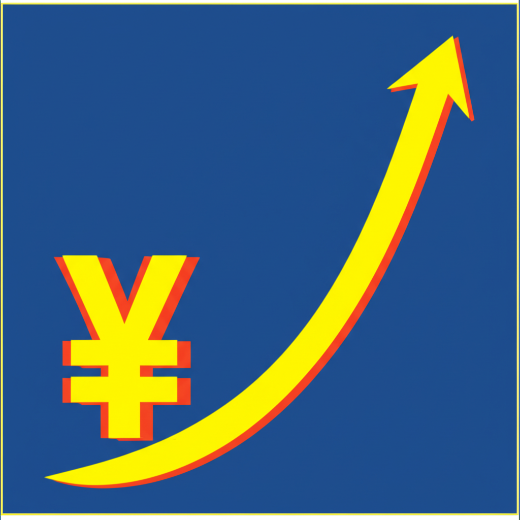 日圓硬幣與美元鈔票，象徵匯率變動