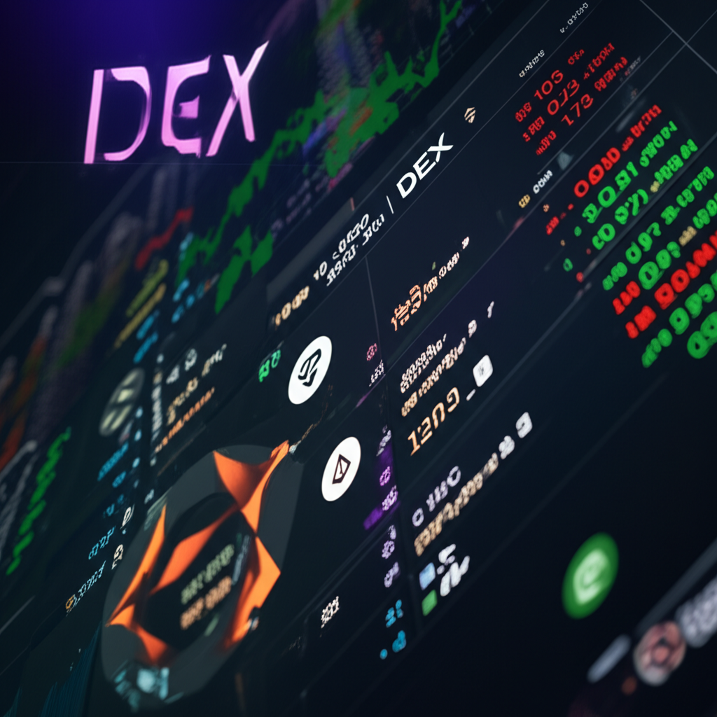 Chainlink 去中心化預言機網路的抽象視覺化呈現，多個數據源將資訊安全地傳輸到 Chainlink 節點，再傳送給智能合約，強調資訊流的安全性與去中心化。