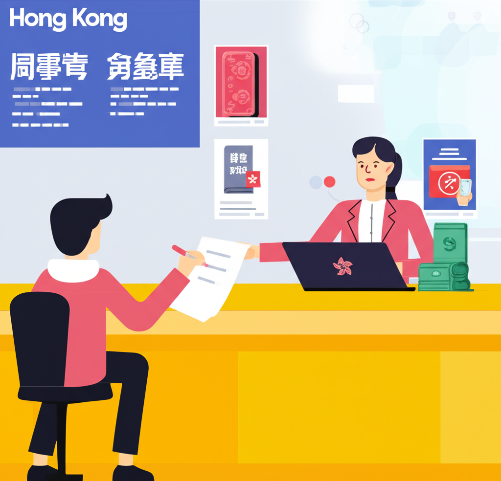 香港人在泰國辦理銀行開戶示意圖