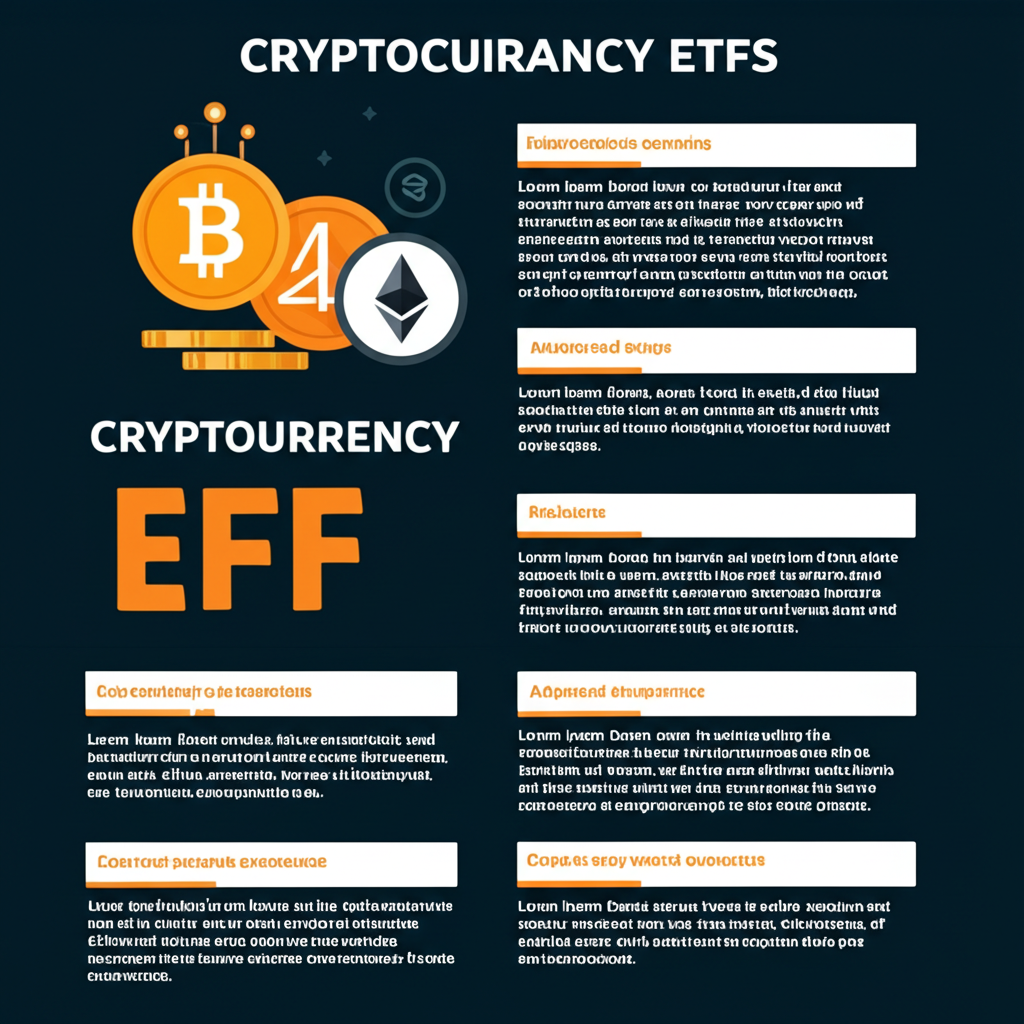 描繪傳統金融與加密貨幣市場透過交易型開放式指數基金（ETF）連接的場景。