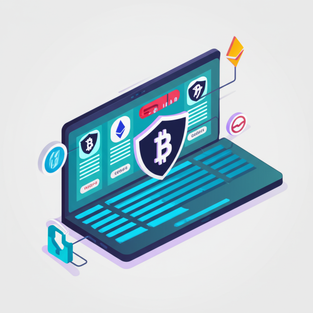 顯示即時交易圖表和多種數位貨幣的現代加密貨幣交易所介面。