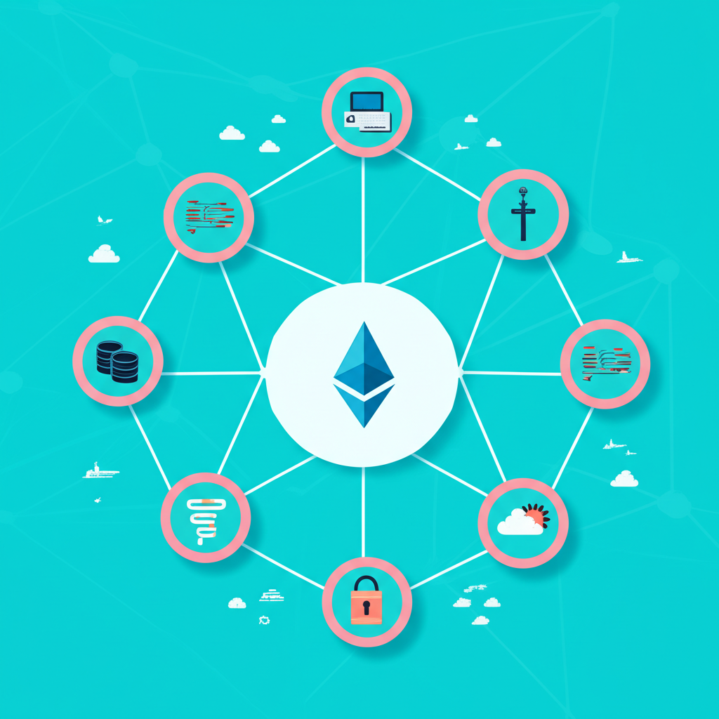 一張概念圖，展示透過 Chainlink 預言機服務將現實世界資產 (RWA) 代幣化的過程。